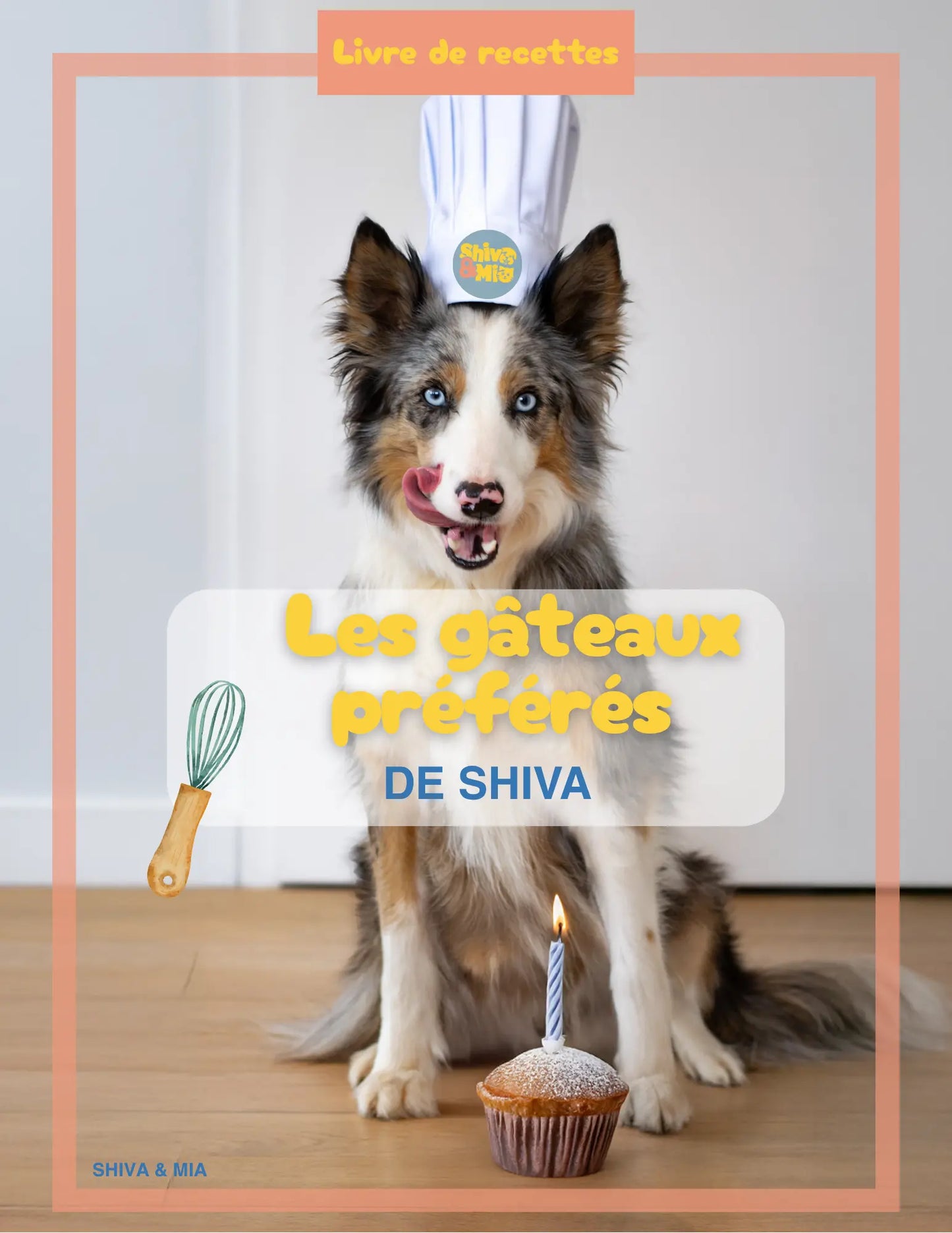 Mes recettes préférées de gâteaux pour chien Shiva & Mia