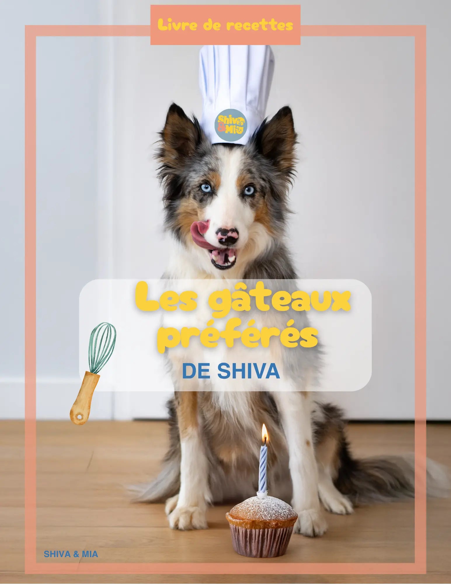 Mes recettes préférées de gâteaux pour chien Shiva & Mia